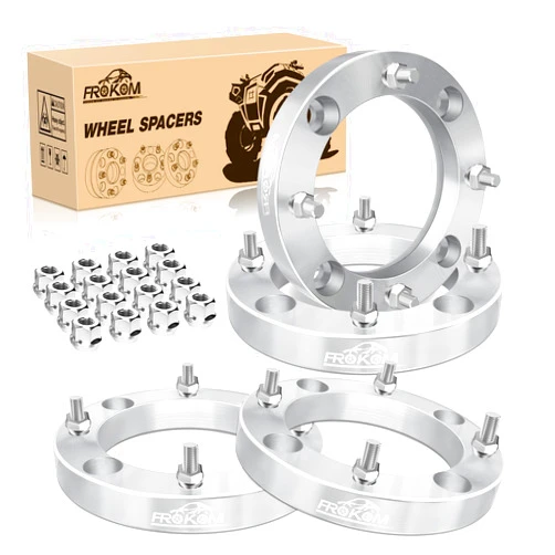 Frokom 4x156mm ATV Wheel Spacers,1 Inch Wheel Spacers with 12x1.5 Studs Fit For 2013+ Polaris Ranger,2014+ Polaris RZR XP 1000,2015+ Polaris RZR-4 Pack