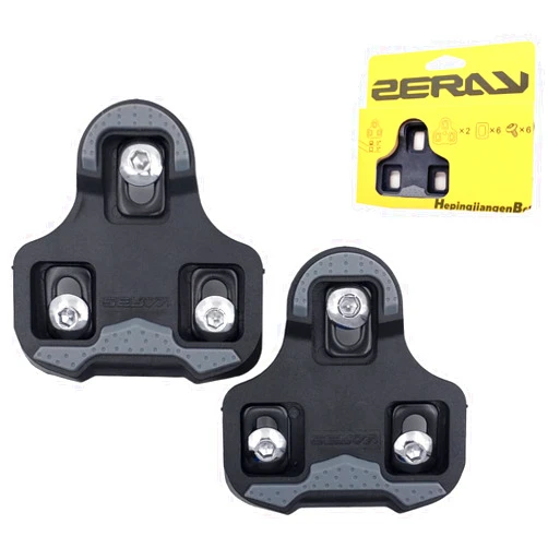 HEPINGJIANGENBO ZERAY SP-110 Bike Cleats Bike Pedal Clips with Grip Rubber Compatible with Look Keo Structure & Keo Pedals…