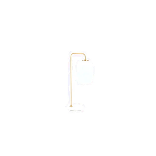 Safavieh Lighting Collection Santina Gold/White 20-inch Table Lamp (LED Bulb Included)