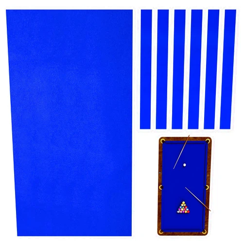 Mixweer Billiard Cloth 8.53ft Pool Table Felt with 6 Cloth Strips Professional Pool Table Cloth for 8ft Pool Table Pre Cut Pool Table Felt Cloth for Home Clubs Bars Indoor Sports Game