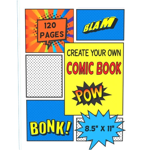 By Kris and Friends Publishing (Author) Blank Comic Book: Create Your Own Comic - 8.5