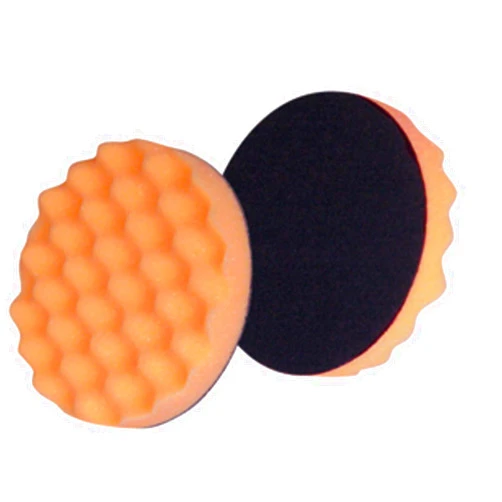 3M Finesse-it Buffing Pad 02648B, 3-1/4 in Orange Foam Black Loop