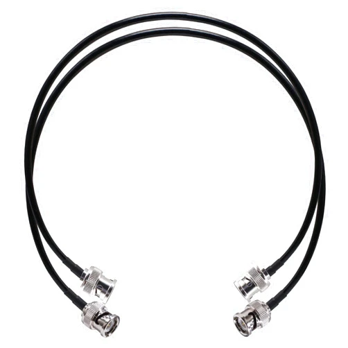 TUOLNK BNC Jumper Cable RG58 BNC Coax Cable Low Loss 50 ohm BNC Male to BNC Male Coaxial Cable 20 inch (50cm) HD-SDI BNC Extension Cable for Surveillance System Video Converter 2pcs