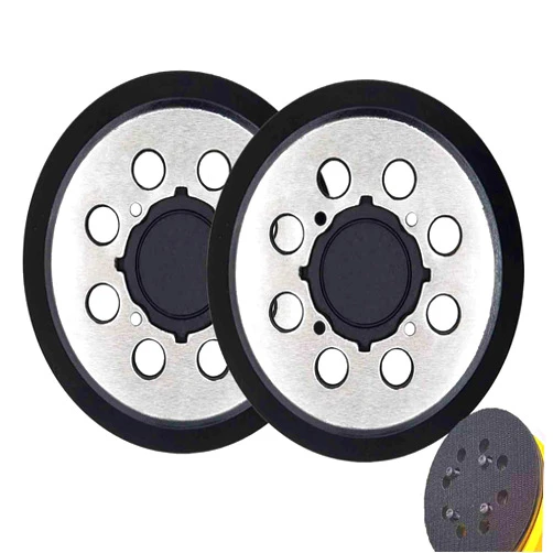 Snailmon 2 Packs for DeWalt DWE64233 & N329079 Orbital Sander Replacement Pad, 5 inch 8 Hole Hook and Loop Sanding Disc Backing Pads, Compatible with DWE6421-B2, DWE6421-B3, DWE6423/6423K, DWE6421/6421K