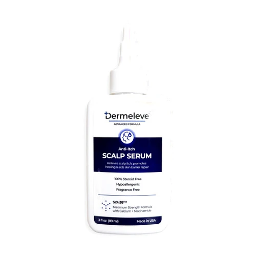 Dermeleve Scalp Serum for Neuropathic Itch, Sebborheic Dermatitis & Scalp Psoriasis | Dry Itchy Scalp Treatment | Quick Absorbing, Moisturizing & Non-Greasy (1 Pack)