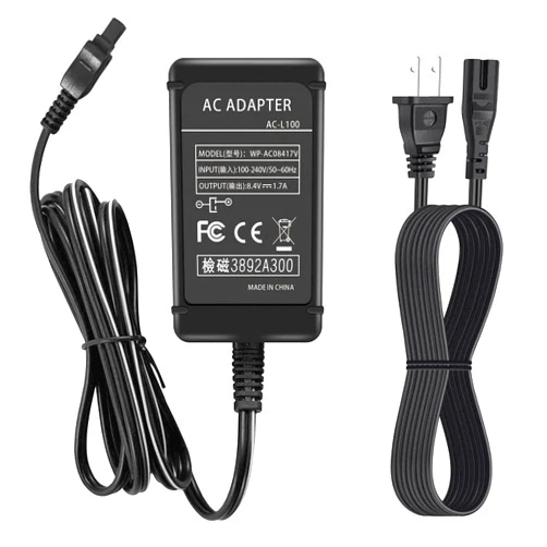 69 Gonine Gonine for Sony Handycam Camcorder Charger, AC-L100 Power Adapter for Sony CCD-TRV108 CCD-TRV308 CCD-TRV118 CCD-TRV128 CCD-TRV138 Cameras, Replacement for AC-L15 AC-L10 AC-15A AC-L10A.