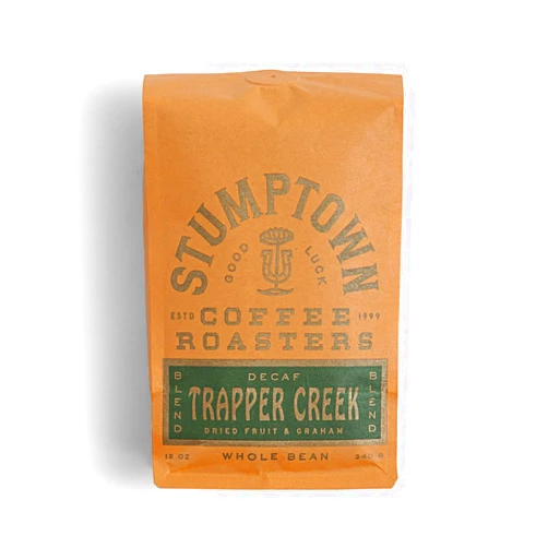 Stumptown Coffee Roasters Whole Bean, Trapper Creek Decaf, Whole Bean Trapper Creek Decaf, 12 Oz