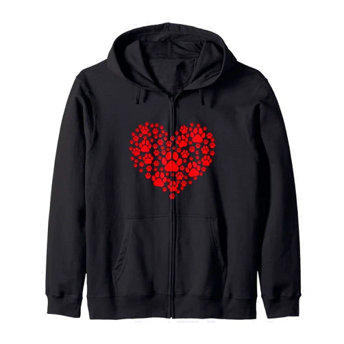 Animal animals mammal pet cute funny human Animal Love Word Cloud Zip Hoodie