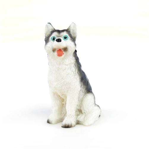 Conversation Concepts Husky Black & White w/Blue Eyes Tiny One Figurine by Conversation Concepts