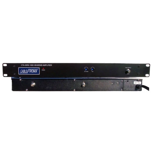 Cabletronix CT-CTA-30RK-1000 Rack Mountable Commercial Distribution Amplifier - 30 dB Gain Forward - 1000 MHz Freq. Range