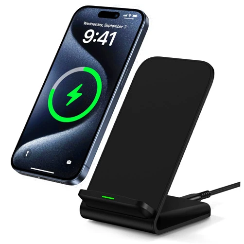 REPIND Samsung Wireless Charger Fast Charging Stand Wireless Android Desk Phone Charger Stand for Samsung Galaxy S24 Ultra S24+ S24 S23 FE S22 S21 S20 S10 S9 S8,iPhone 15 Pro Max Plus 14 13 12,Pixel 8 7