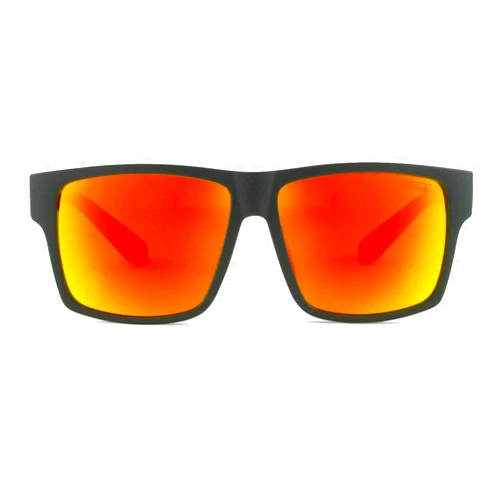 TOROE Eyewear TOROE Range Polarized Classic Square Sunglasses - Ultralight Durable TR90 Frame with Hydrophobic Mirrored Lenses
