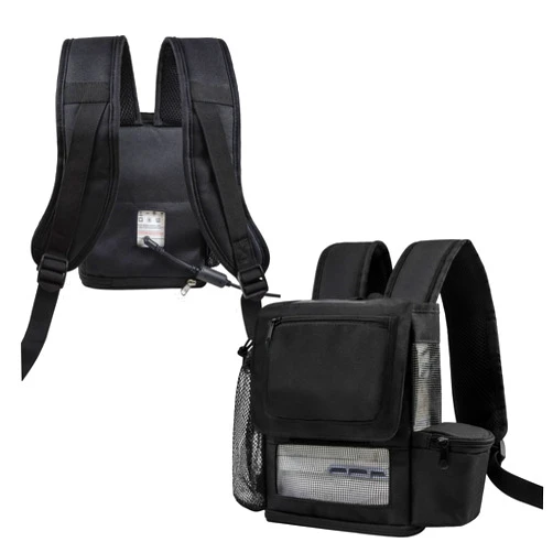 O2TOTES WEAR YOUR OXYGEN WITH STYLE O2TOTES USA Fit For Inogen One G5, Inogen Rove 6 Lightweight Backpack with Adjustable Straps, zippered bottom & storage Patented Design BACKPACK ONLY, DOES NOT CONTAIN OXYGEN