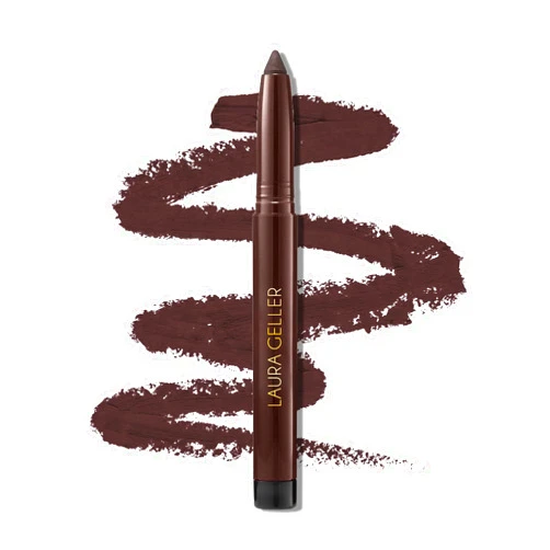 LAURA GELLER NEW YORK Kajal Longwear Kohl Eyeliner Pencil - Smoky Taupe Kohl - Caffeine and Vitamin E - Smooth & Blendable Liner - Built-In Sharpener