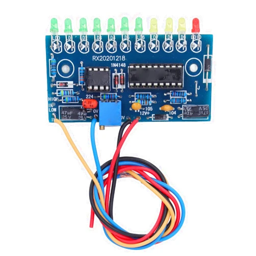 FTVOGUE Lm3915 Led Audio Level Indicator Diy Vu Meter Preamplifier Power Amplifier