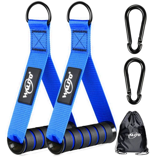 WALITO Exercise Handles, Replacement Cable Machine Attachments for Home Gym Equipment, Pulley System, Pilates, Resistance Bands, Strength Trainer, Heavy Duty Working Out Handles