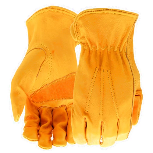 BOSS unisex adult durable Work Gloves, Brown, 2X-Large US, 1 Count (Pack of 1)
