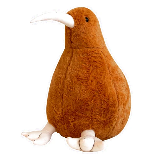 RejoyLix Kiwi Bird Plush Toy, Stuffed Animal Furry Kiwi Plushie Toy, Soft Fluffy Like Real Bird Hugging Toy-12inch(30cm)