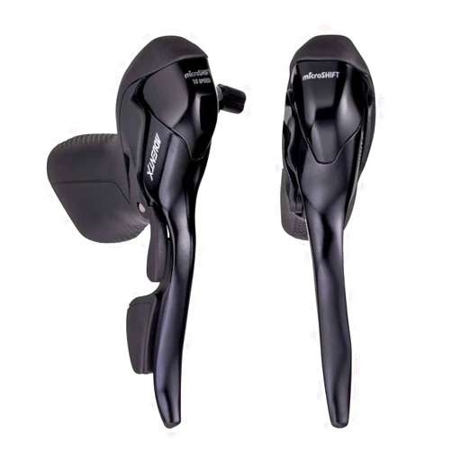Microshift Advent X Drop Bar Shift Lever Set 1 x 10-Speed, Advent X Compatible Only