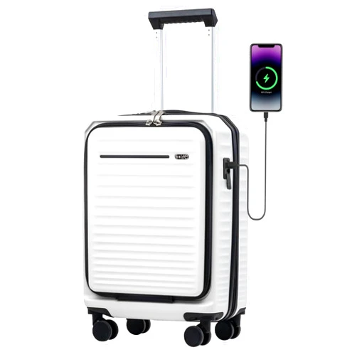 Coolife Luggage Suitcase Piece Carry On Hardside ABS+PC Luggage Spinner Trolley TSA Lock USB Port Pocket Compartment