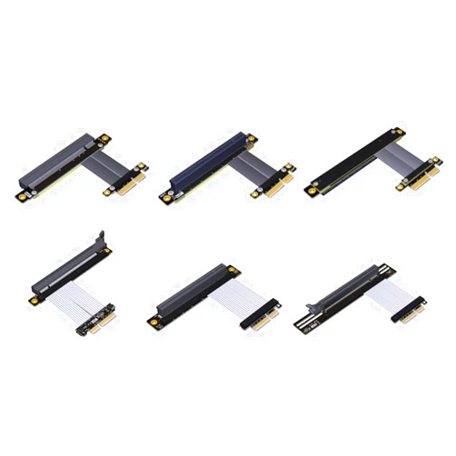 ADTLINK ADT-Link PCIe 4.0/3.0 x4 to PCIE x16 Graphics Card Riser Adapter 16x PCI-e PCI-Express Cable 90 180 Degree (30cm, R23SR(gen 3))