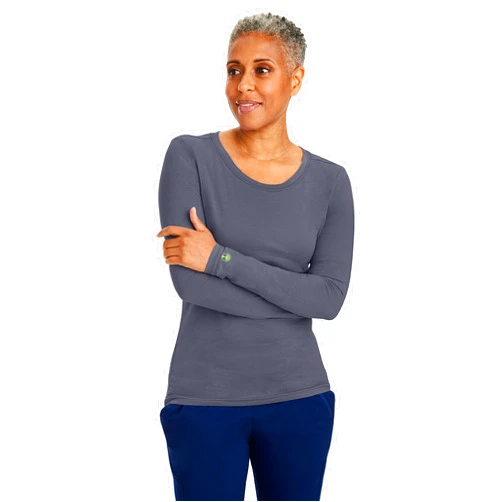 Healing Hands Women's Underscrub Soft Knit Melissa Longsleeve Scrub Tee with Breathable & Easy Care Fabric 5047