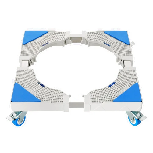 AMGSH Adjustable Mini Fridge Stand | Movable Washing Machine Base Stand Furniture Dolly Roller Base, Small Furniture Mover Mobile Base for Washing Machine, Dryer and Refrigerator (4 Wheels)