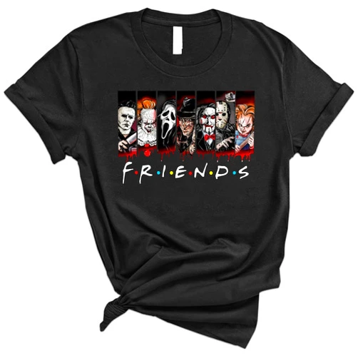 Handmade Horror Movie Characters Shirt Sweatshirt Hoodie, Halloween T-Shirt Sweatshirt, Spooky Season Tshirt, Horror Movie Killers T-Shirt, Scary Tees, Father’s Day Gift For Dad, Gift for Men Women