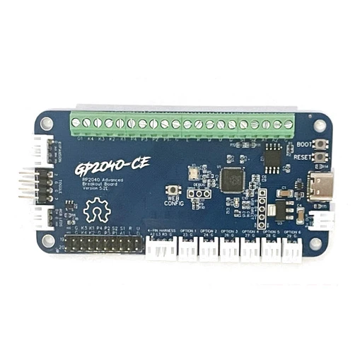 Generic Pico-Plus RP2040 Advanced Breakout Board USB Pico Fighting Board Game Controller Board GP2040, small, blue
