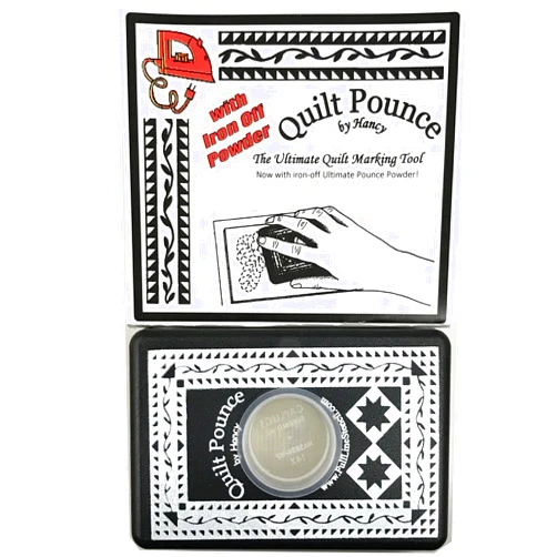Hancy Ultimate Quilt Pounce Pad W/Chalk Powder-2oz White
