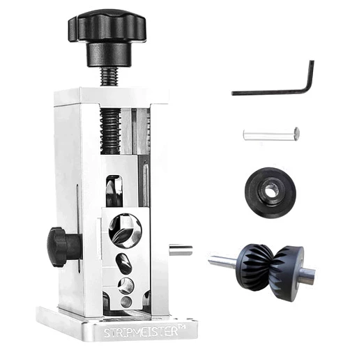 StripMeister Original & E250 Feeder Replacement, E250 Blade Replacement Kit, and Drill-Powered Wire Stripper Machine - Ultra-Grip Replacement Feeder, Manual Wire Stripping Made Easy