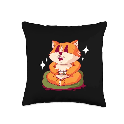 Gamer Zocker, Gaming Geschenke, lustige Sprüche Dolliger Dog Computer Video Game PC Throw Pillow, 16x16, Multicolor