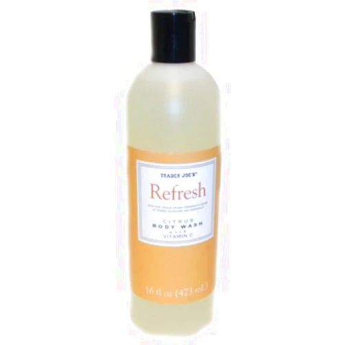 TJ's Trader Joe's Refresh Citrus Body Wash with Vitamin C - Cruelty Free, 16 Fl Oz (473 mL)