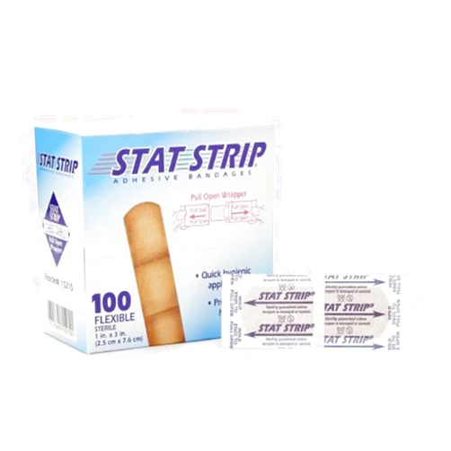 Dukal 15215 American White Cross Fabric Adhesive Strip, Shape, (Pack of 1200)