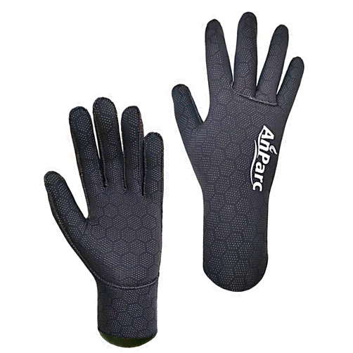 AnParc 3mm Ultra Stretch Neoprene Water Gloves – Five Finger Winter Gloves for Scuba Diving, Snorkeling, Surfing, Kayaking, Canoeing, and Spearfishing