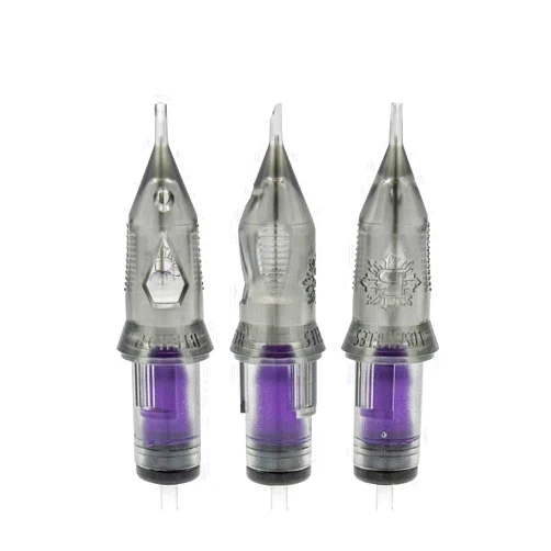 BISHOP TATTOO SUPPLY Bishop Tattoo Da Vinci V2 Cartridges - Regular - 12 Gage With 07 Pins - Round Liner Long - 20 Cartridges