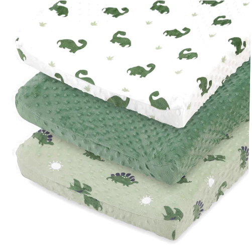 The Peanutshell Baby Changing Pad Covers Boy, Minky Changing Table Sheets, Dinosaur Nursery Decor, Sage Green Baby Items