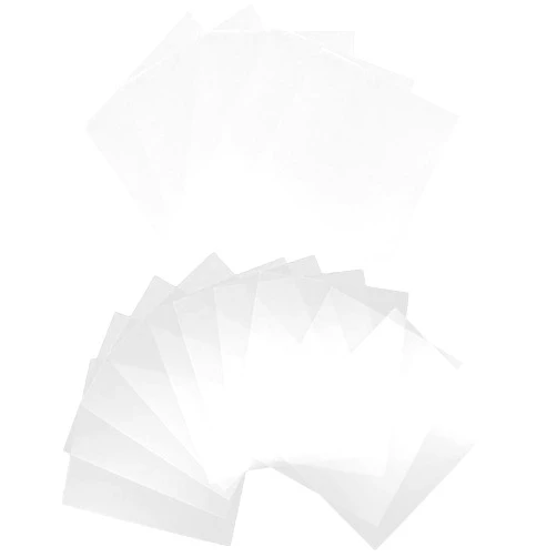 TOYANDONA 15 Pcs 3D Pen Mat Clear 3D Pen Stencils Multi Purpose Silicon 3D Pen Templates for 3D Printing Pen (White)