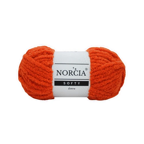 NORCIA Softy Yarn, Fluffy Yarn, 100 gr (76 Yds) Soft Yarn for Crocheting, Plush Yarn for Amigurumi, Chenille Yarn, Baby Blanket Yarn Crochet & Knitting, Fur Yarn