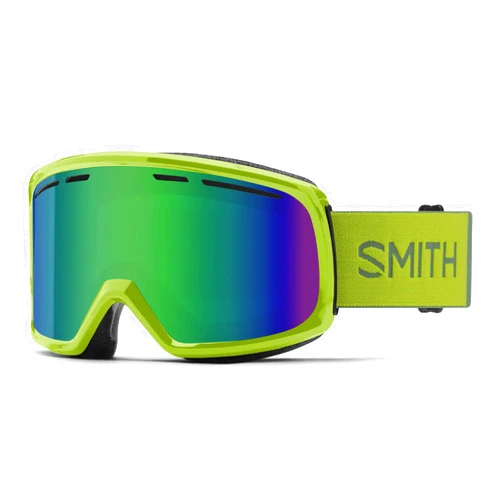 Smith Optics Range Unisex Snow Winter Goggle - Algae, Green Sol-X Mirror
