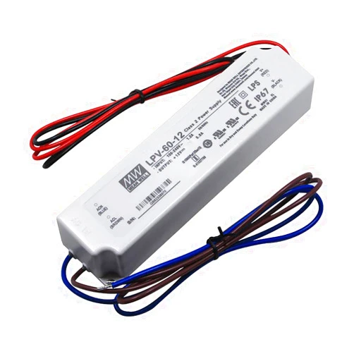 EnhanBili LPV-60-12 Mean Well 60W 12V 5A Switching Power Supply MeanWell LPV-60-12