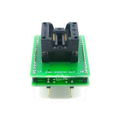 CNMCUIC SSOP28 to DIP28 (B) TSSOP28 IC Test Socket Programming Adapter 0.65mm Pitch