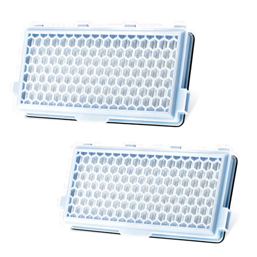Adabuing SF-HA 50 Active HEPA AirClean Filter Compatible with Miele Vacuum Cleaner, Filter Odors in the Air, Fit for S4, S5, S6, S8, S8000, S8999, S6000, S6999, S5000, Complete C2 C3, Compact C1 C2-2 PACK
