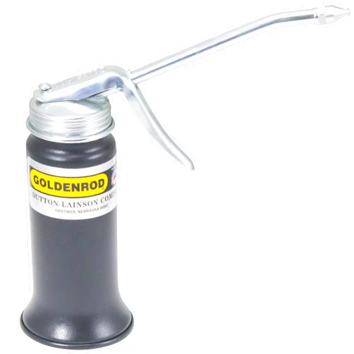 Goldenrod Dutton-Lainson Company - GOLDENROD 600 Pistol Pump Oiler with Straight Spout - Precise Lubrication of Engines, Gears, Small Engines, and Industrial Equipment – Durable, Easy to Use and Efficient (6oz)