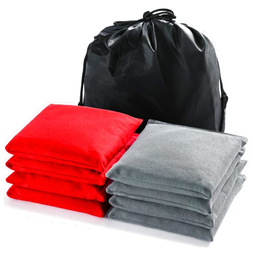 LitHome Cornhole Bags Set of 8, Weather Resistant Corn Hole Bags Professional Size & Weight for Cornhole Tossing Game, Cornhole Bean Bags with Carry Bag