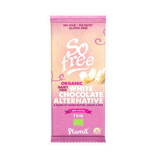 Plamil 2 x Plamil Organic White Alternative Chocolate So Free Chocolate Bar