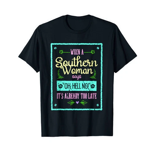 InGENIUS Funny Southern Belle Gifts Southern Woman With Attitude Down South T-Shirt