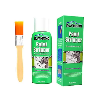 optimism Furniture Stripper | Varnish Stripper Engine Paint Remover - Rust-ProofStrip Paint Remover Stripping Gel with Brush, Professional Paint Removal Tool for Metal, Car, Wood