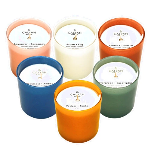 Calyan Wax Co. Calyan Wax Soy Wax Candle Gift Set | The Dignity Series Set of 6 Premium Scented Candles for The Home | 100% Soy Wax - 5.3oz Each, Candle Gifts for Women, Birthdays, Anniversary, Celebration