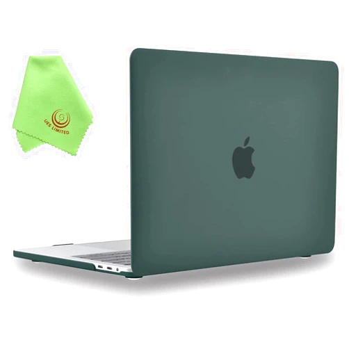 UESWILL Compatible with 2019/2020 MacBook Pro 16 inch Model A2141, with Touch Bar & USB-C, Smooth Matte Hard Shell Case Cover, Midnight Green